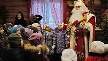 Senio &Scaron;alčio susitikimas su vaikais