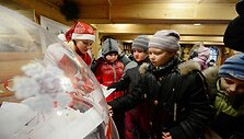 Rusijos vaikai pas Senį &Scaron;altį svečiuose