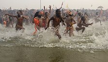 Religinio festivalio akimirka