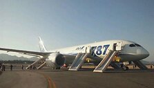 &bdquo;Dreamliner&ldquo; lėktuvas Takamacu oro uoste