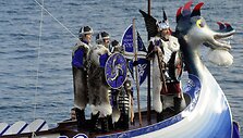 Vikingų festivalio akimirka