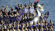 Vikingų festivalio akimirka