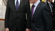 Andersas Foghas Rasmussenas ir Algirdas Butkevičius 