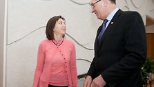 Julie Kozack ir Algirdas Butkevičius