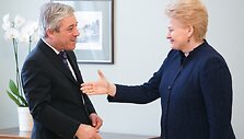 Johnas Bercow ir Dalia Grybauskaitė