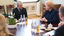 Johnas Bercow ir Dalia Grybauskaitė