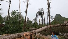 Tornado padariniai Kinijoje