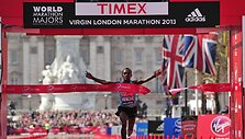 Etiopijos bėgikas Yukiko Akaba pirmasis fini&scaron;avo Londono maratone