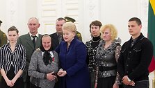 Dalia Grybauskaitė pasveikino daugiavaikes motinas