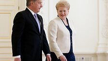 Suomijos prezidentas Sauli Niinisto ir Dalia Grybauskaitė