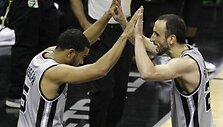 Cory Josephas ir Manu Ginobili
