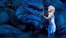 Aktorė Esther Hannaford &bdquo;King Kong&ldquo; repeticijoje
