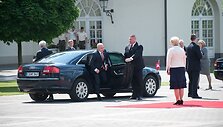 &Scaron;veicarijos prezidentas Ueli Maureris atvyko į Lietuvą