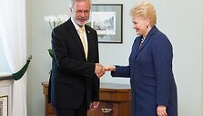 Werneris Hoyeris ir Dalia Grybauskaitė