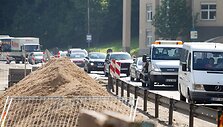 Transporto spūstis Vilniuje