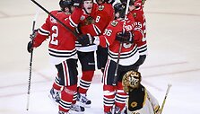 &bdquo;Blackhawks&ldquo; ledo ritulininkai džiaugiasi pergale