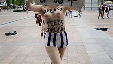 &bdquo;Femen&ldquo; aktyvistės Briuselyje