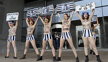 &bdquo;Femen&ldquo; aktyvistės Briuselyje