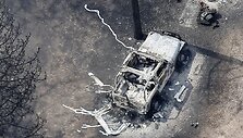 Kolorado valstijoje sudegęs automobilis