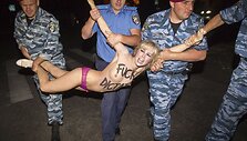 Ne&scaron;ama sulaikyta &bdquo;Femen&ldquo; aktyvistė