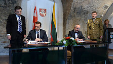 Irakli Alasania ir Juozas Olekas