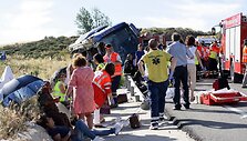 Autobuso avarija Ispanijoje