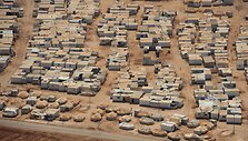 Sirijos pabėgėlių stovykla Jordanijoje 