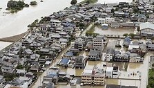 Man-yi taifūno sukeltas potvynis Japonijoje