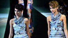 &bdquo;Giorgio Armani&ldquo; kolekcijos pristatymas Milane