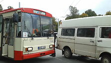 Troleibuso ir mikroautobuso avarija Olandų žiede, Vilniuje.