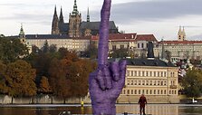 Čekijos valdžiai skirta meninė provokacija