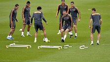 Madrido &bdquo;Real&ldquo; futbolininkų treniruotė