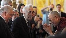 Tadeuszas Mazowieckis ir Dalai Lama