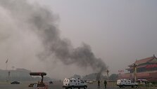 Gaisras Tiananmenio aik&scaron;tėje