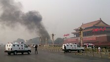 Gaisras Tiananmenio aik&scaron;tėje