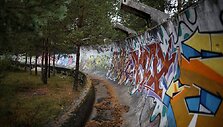 Nebenaudojama bobslėjaus trasa