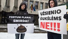 Piketas prie Sveikatos apsaugos ministerijos