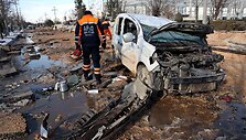 Dujų vamzdžių sprogimo padariniai Gaziantepe