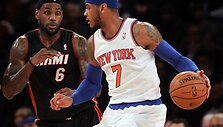 LeBronas Jamesas ir Carmelo Anthony