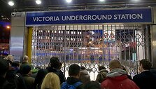 Metro streikas Londone