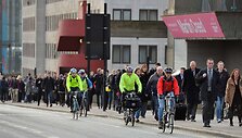 Londone per metro streiką žmonės į darbą keliavo kitais būdais.
