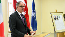 I&scaron;kilminga ceremonija NATO energetinio saugumo kompetencijos centre