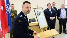I&scaron;kilminga ceremonija NATO energetinio saugumo kompetencijos centre