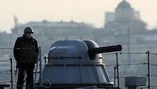Jūreivis Ukrainos kariniame laive &bdquo;Slavutič&ldquo;