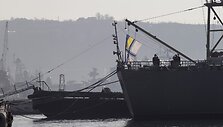 Sevastopolyje rusų laivų blokuojamas Ukrainos karinis laivas &bdquo;Slavutič&ldquo;