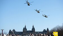 JAV sraigtasparniai Amsterdame