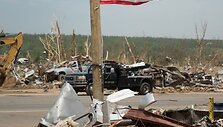 Tornado padariniai Akanzaso valstijoje