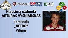 Pirmojo ir antrojo klausimų autorius