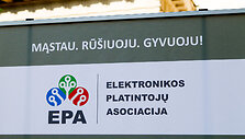 Pristatyti nauji universalios paskirties elektronikos atliekų surinkimo konteineriai