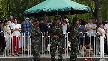 Sukarinta Kinijos policija Tiananmeno aik&scaron;tėje